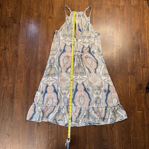 LOLA AUSTRALIA XS 100% Silk Slip Dress Nightie Lingerie Paisley Nightgown Neglig - Picture 5 of 16